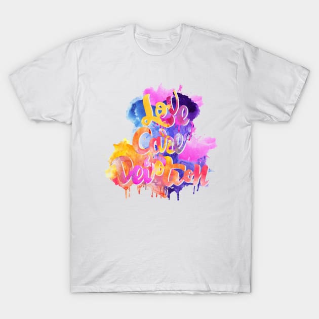 Love, Care & Devotion T-Shirt by kreasimalam